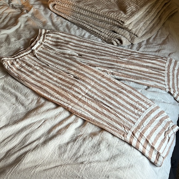 Tribal Jeans XS Trousers Tan and White - worn once! - Picture 2 of 3